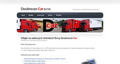 Desktop Screenshot of doubravancar.cz