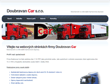Tablet Screenshot of doubravancar.cz